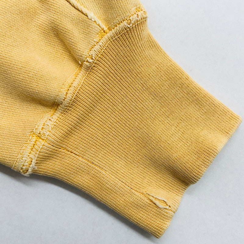 【現状渡し品】【メンズ】 REMI RELIEF レミレリーフ ロゴスウェット トレーナー 長袖 トップス 140-250305-hn-03-fur サイズ：M カラー：イエロー 万代Net店