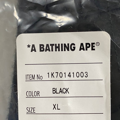 【中古美品】【メンズ】 A BATHING APE アベイシングエイプ 001HJK701003M SHARK MA-1 LOOSE JACKET シャーク エムエーワン ルーズ ジャケット アウター 142-260515-cs-20-izu サイズ：XL カラー：ブラック 万代Net店