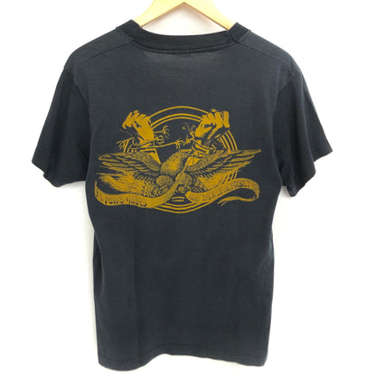【現状渡し品】【メンズ】 ANNUAL ALBUQUE TOY RUN 80S WING S/S TEE プリント Tシャツ 半袖トップス 古着 ヴィンテージ 146-260615-rs-03-fur サイズ：M カラー：ブラック 万代Net店