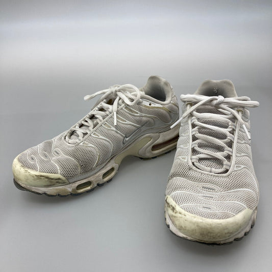 【中古品】【メンズ】 NIKE ナイキ 604133-139 AIR MAX PLUS WHITE エアマックス プラス スニーカー 本体のみ（箱なし） 160-251216-WA-10-iwa サイズ：25.5cm カラー：ホワイト 万代Net店