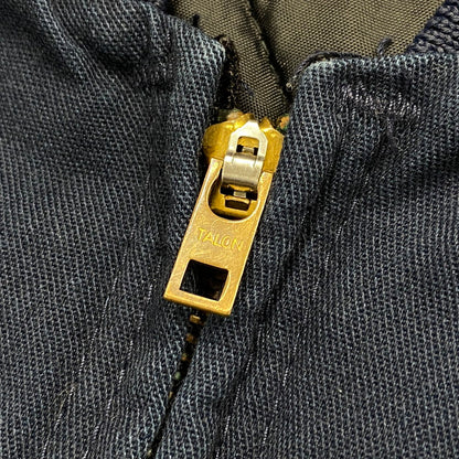 【中古品】【メンズ】 RED KAP レッドキャップ USA製 TALON ZIP QUILTING WORK JACKET タロンジップ キルティング ワーク ジャケット アウター 146-260516-kh-02-izu サイズ：S カラー：ネイビー 万代Net店
