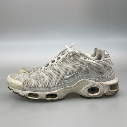 【中古品】【メンズ】 NIKE ナイキ 604133-139 AIR MAX PLUS WHITE エアマックス プラス スニーカー 本体のみ（箱なし） 160-251216-WA-10-iwa サイズ：25.5cm カラー：ホワイト 万代Net店