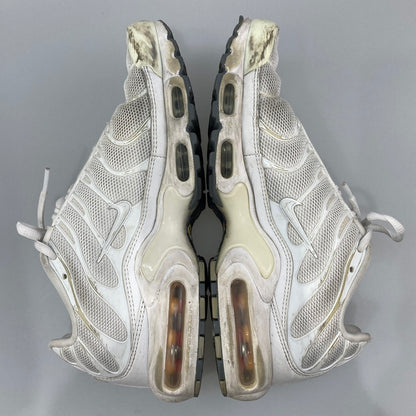 【中古品】【メンズ】 NIKE ナイキ 604133-139 AIR MAX PLUS WHITE エアマックス プラス スニーカー 本体のみ（箱なし） 160-251216-WA-10-iwa サイズ：25.5cm カラー：ホワイト 万代Net店