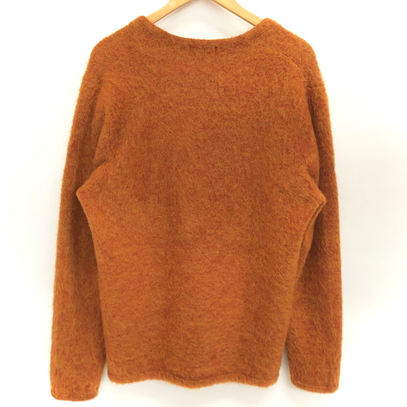 【中古品】【メンズ】 SUPREME シュプリーム 15AW HEATHER MOHAIR CARDIGAN カーディガン ニット 長袖 トップス 149-260615-rs-06-fur サイズ：L カラー：オレンジ系 万代Net店