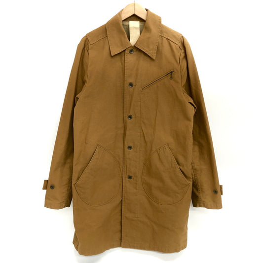 【中古品】【メンズ】 Johnbull ジョンブル ステンカラーコート ワークコート ダック地 アウター 145-260317-rs-03-fur サイズ：不明 カラー：ブラウン 万代Net店