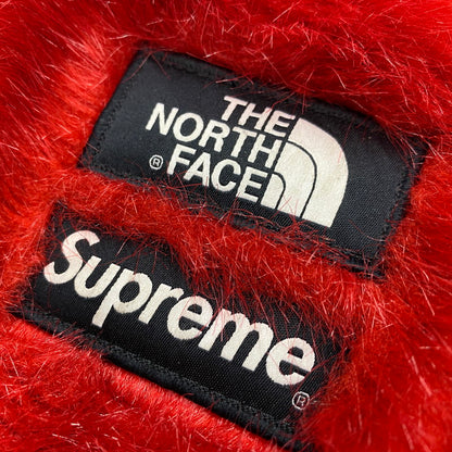【中古品】【メンズ】 SUPREME シュプリーム × THE NORTH FACE ザ・ノースフェイス NM82093I NF0A5G87 FAUX FUR WAIST BAG フェイク ファー ウエスト バッグ カバン 188-260516-kh-05-izu カラー：レッド 万代Net店