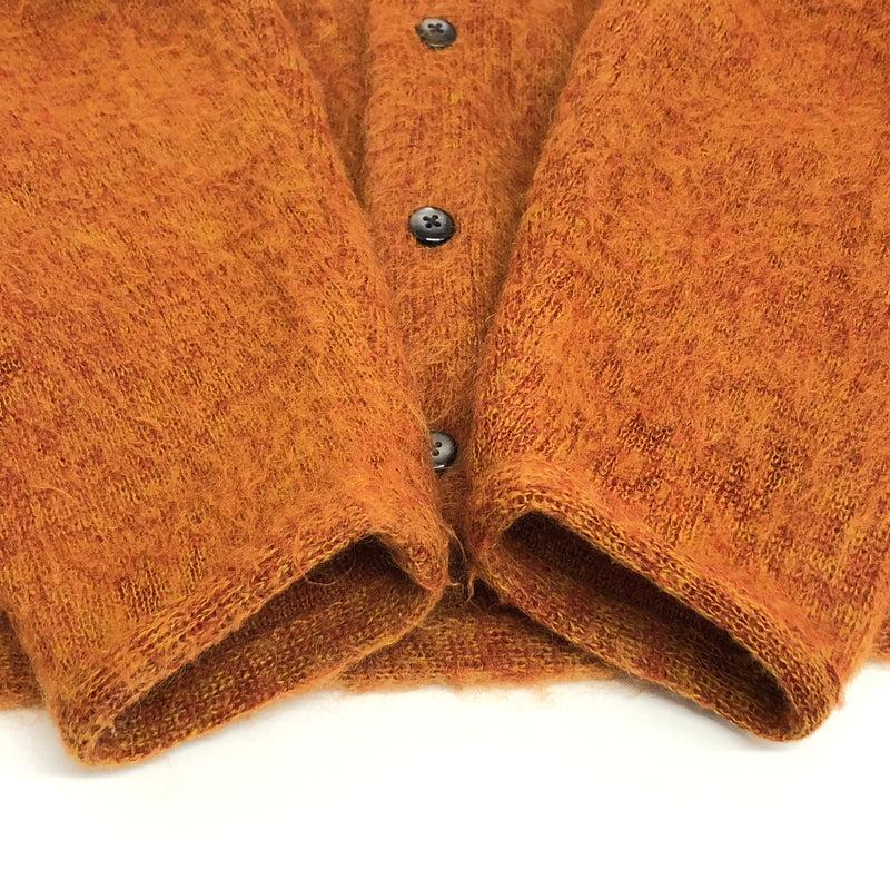 【中古品】【メンズ】 SUPREME シュプリーム 15AW HEATHER MOHAIR CARDIGAN カーディガン ニット 長袖 トップス 149-260615-rs-06-fur サイズ：L カラー：オレンジ系 万代Net店