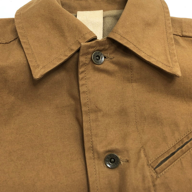 【中古品】【メンズ】 Johnbull ジョンブル ステンカラーコート ワークコート ダック地 アウター 145-260317-rs-03-fur サイズ：不明 カラー：ブラウン 万代Net店