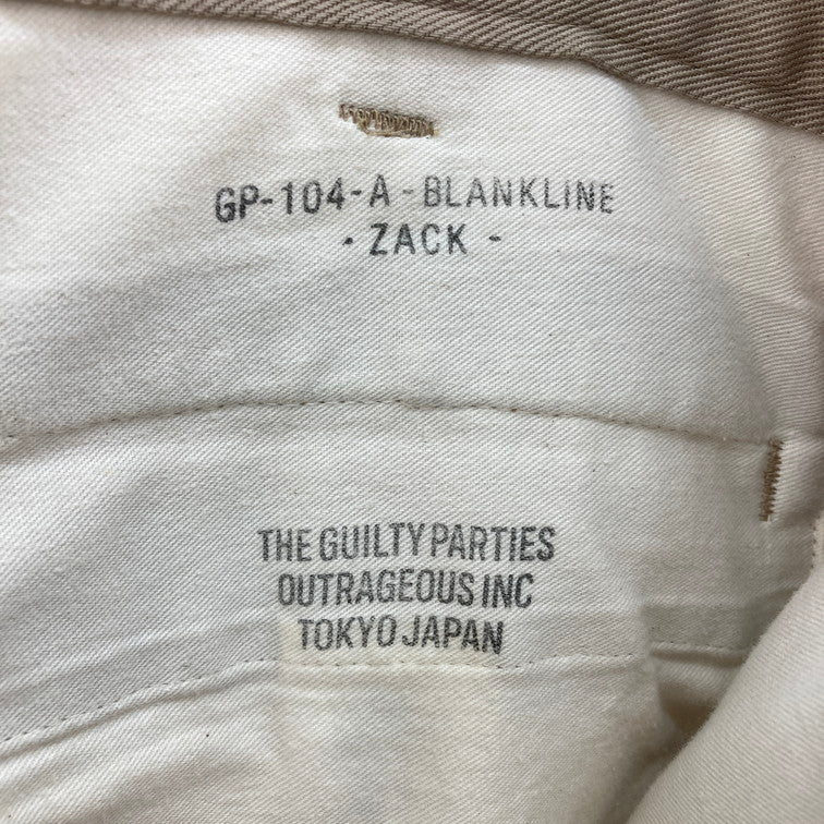 【中古品】【メンズ】 WACKO MARIA ワコマリア GUILTY PARTIES パンツ 153-260314-WA-12-iwa カラー：ベージュ 万代Net店