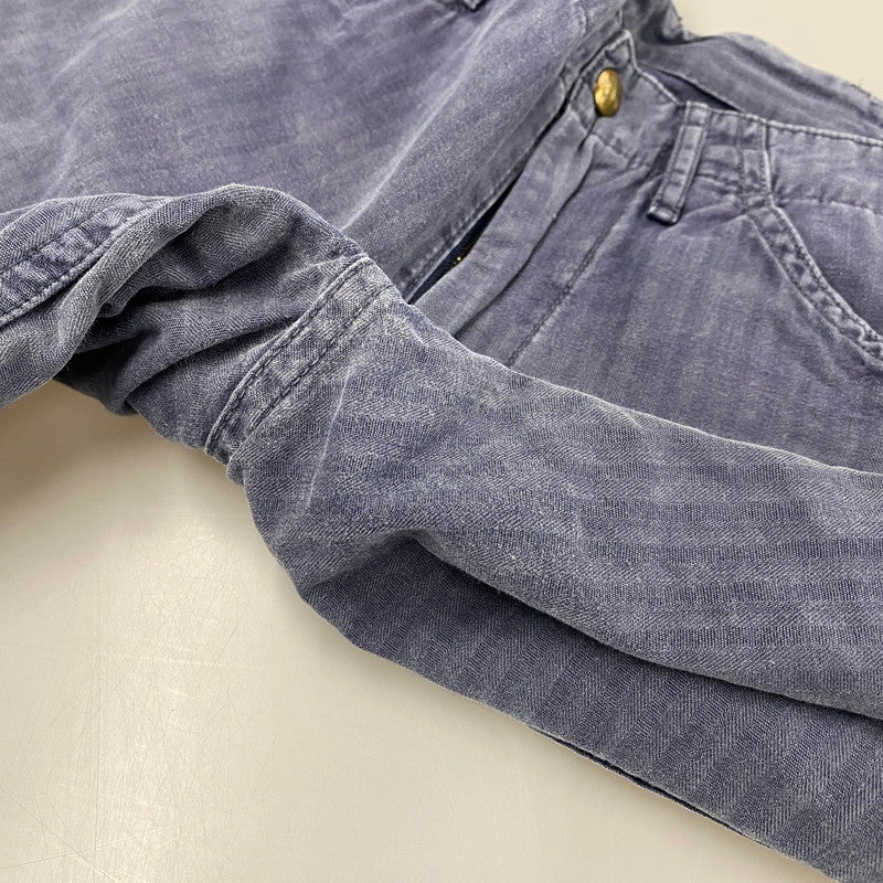 【中古品】【メンズ】 OR SLOW オアスロウ ZIPFLY FRENCH WORK PANTS フレンチ ワーク パンツ ボトムス 156-260516-kh-19-izu サイズ：1 カラー：ネイビー 万代Net店