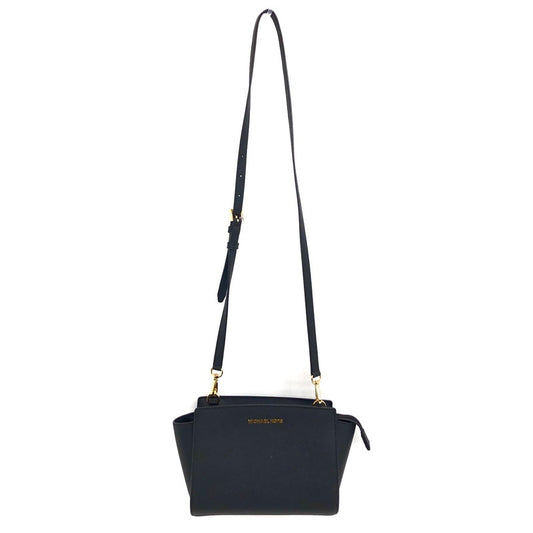 【中古品】【レディース】 Michael Kors マイケルコース SELMA 35H8GLMM6L セルマ ショルダーバッグ ポシェット バッグ 鞄 188-260317-rs-04-fur カラー：ブラック 万代Net店