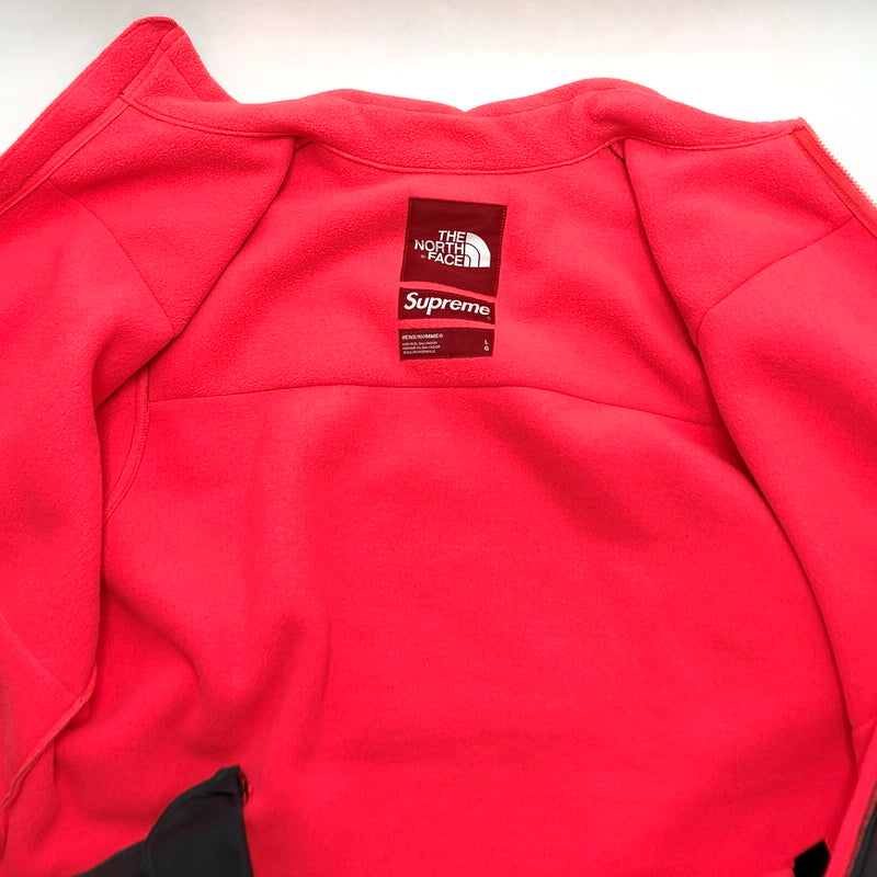 【中古品】【メンズ】 SUPREME × THE NORTH FACE シュプリーム ザ・ノースフェイス 20SS RTG FLEECE JACKET NF0A4PAHD5S フリース ジャケット アウター 149-260615-rs-07-fur サイズ：L カラー：ブラック/ピンク 万代Net店