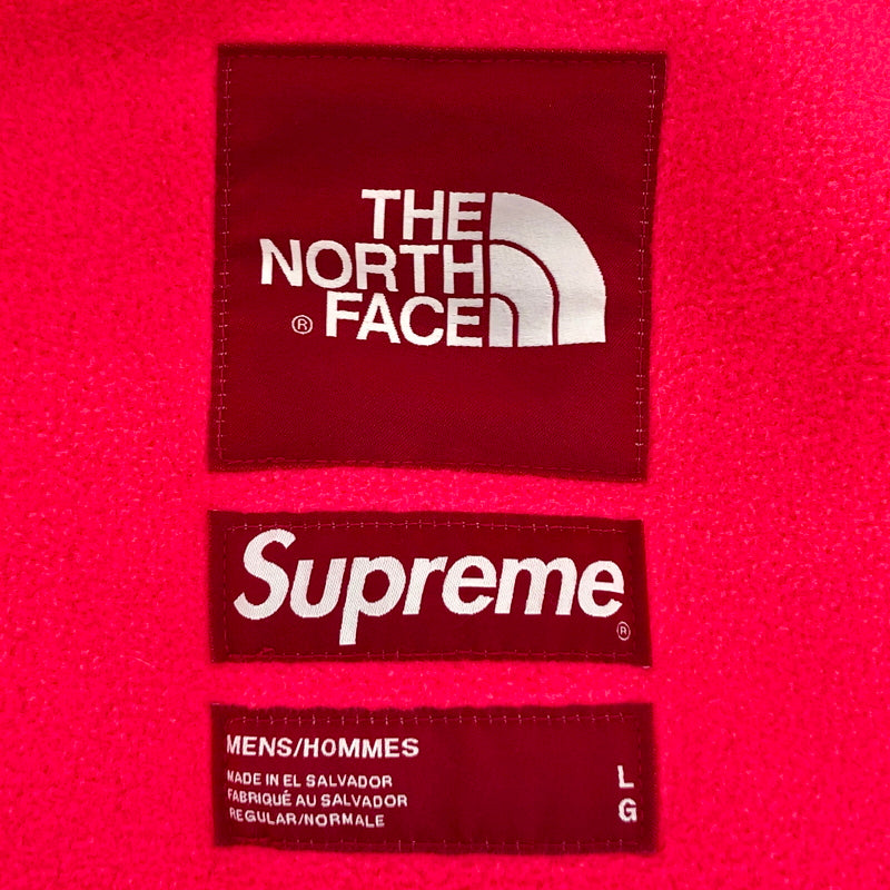 【中古品】【メンズ】 SUPREME × THE NORTH FACE シュプリーム ザ・ノースフェイス 20SS RTG FLEECE JACKET NF0A4PAHD5S フリース ジャケット アウター 149-260615-rs-07-fur サイズ：L カラー：ブラック/ピンク 万代Net店