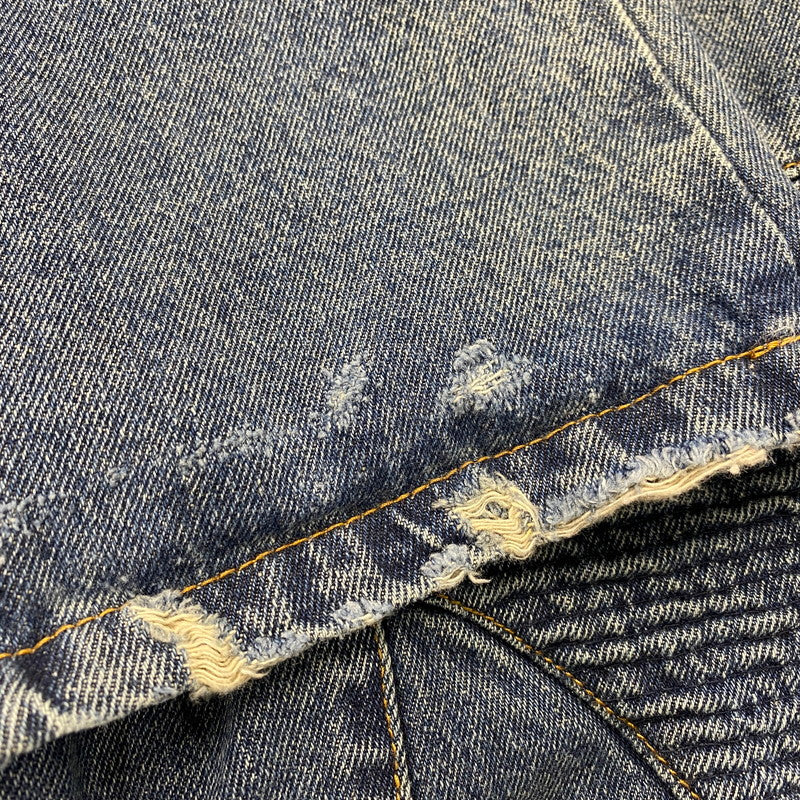 【中古品】【メンズ】 STILL WATER スティルウォーター CRASH WIDE DENIM PANTS クラッシュ ワイド デニム パンツ ボトムス 153-260516-kh-20-izu カラー：インディゴ 万代Net店
