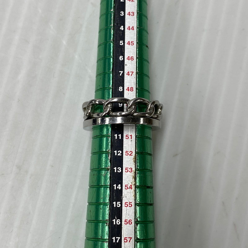【中古品】【メンズ/レディース】 DIESEL ディーゼル チェーンリング 193-251124-ya-07-izu サイズ：下記参照 カラー：シルバー 万代Net店