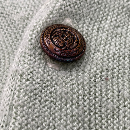【中古品】【メンズ】 JC PENNEY黒タグ ジェイシーペニー 60S-70S KNIT CARDIGAN ニット カーディガン トップス 長袖 146-251125-cs-03-izu サイズ：M カラー：ライトグリーン 万代Net店