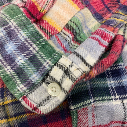 【中古品】【メンズ】 RESONATE GOOD ENOUGH リゾネイト グッドイナフ RS-0535 00’S FLANNEL CHECK SHIRT フランネル チェック シャツ トップス 長袖 142-261013-cs-01-izu サイズ：L カラー：マルチ 万代Net店