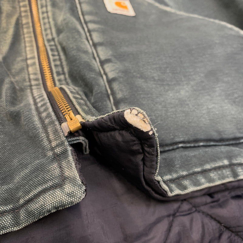 【中古品】【メンズ】 CARHARTT カーハート V01 BLK 00'S DUCK INSULATED RIB COLLAR VEST ダック インサレーテッド リブ カラー ベスト アウター 146-261013-cs-06-izu サイズ：4XL カラー：ブラック 万代Net店