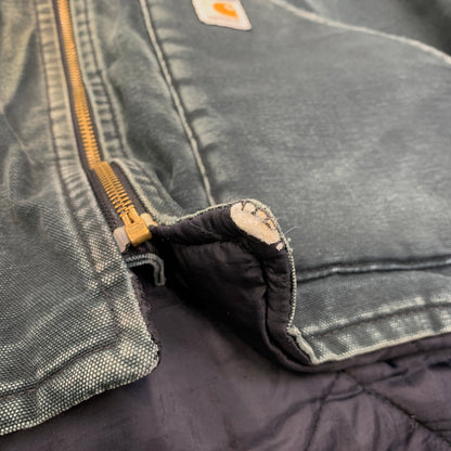 【中古品】【メンズ】 CARHARTT カーハート V01 BLK 00'S DUCK INSULATED RIB COLLAR VEST ダック インサレーテッド リブ カラー ベスト アウター 146-261013-cs-06-izu サイズ：4XL カラー：ブラック 万代Net店