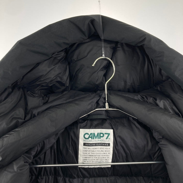【中古品】【メンズ】 CAMP7 キャンプセブン キャンプセブン ダウンジャケット フードジャケット コート 厚手 防寒 147-250226-OR-03-iwa サイズ：L カラー：ブラック系 万代Net店