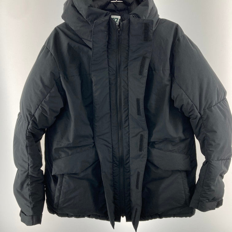 【中古品】【メンズ】 CAMP7 キャンプセブン キャンプセブン ダウンジャケット フードジャケット コート 厚手 防寒 147-250226-OR-03-iwa サイズ：L カラー：ブラック系 万代Net店