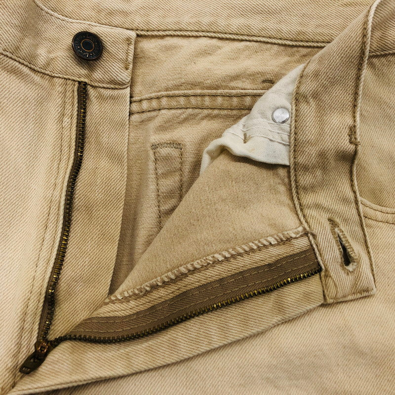 【現状渡し品】【メンズ】 Lee リー 00’s デニムパンツ ボトムス 157-250706-hn-04-fur サイズ：38×30 カラー：ベージュ 万代Net店
