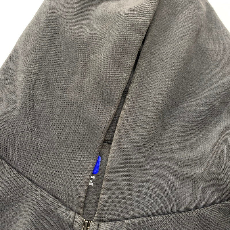 【中古品】【メンズ】 YEEZY GAP イージーギャップ 537322-00-1 DOUBLE FACE ZIP UP SWEAT HOODIE ダブル フェイス ジップアップ スウェット フーディー パーカー トップス 142-260921-kh-04-izu サイズ：XXL カラー：グレー 万代Net店