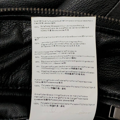 【中古品】【メンズ】 HUGO BOSS ヒューゴボス レザージャケット G-1 フライトジャケット ボア付き アウター 141-260318-rs-03-fur サイズ：44 カラー：ブラック 万代Net店