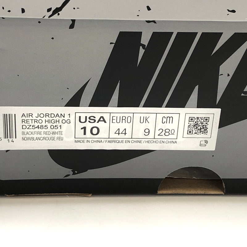 【中古品】【メンズ】 NIKE ナイキ AIR JORDAN 1 RETRO HIGH OG DZ5485-051 エア ジョーダン レトロ ハイ スニーカー シューズ 靴 160-260616-rs-03-fur サイズ：28.0cm US10 カラー：スモーキーグレー/ホワイト 万代Net店