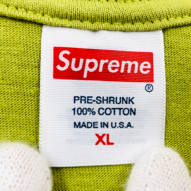 【中古品】【メンズ】 SUPREME シュプリーム 23FW MONT BLANC TEE モンブラン 半袖Tシャツ トップス 149-260830-hn-07-fur サイズ：XL カラー：グリーン系 万代Net店