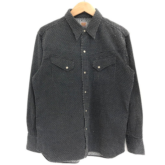 【中古品】【メンズ】 SUGAR CANE シュガーケーン ウエスタンシャツ SC20799 スナップボタン 長袖 トップス 東洋エンタープライズ 145-260318-rs-05-fur サイズ：M カラー：ブラック系 万代Net店