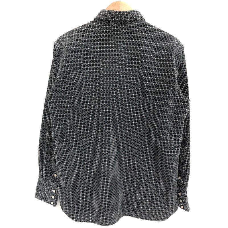 【中古品】【メンズ】 SUGAR CANE シュガーケーン ウエスタンシャツ SC20799 スナップボタン 長袖 トップス 東洋エンタープライズ 145-260318-rs-05-fur サイズ：M カラー：ブラック系 万代Net店
