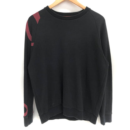 【ジャンク品】【メンズ】 Paul Smith ポール・スミス Big Logo Sweat 293520 560T ビッグロゴスウェット トレーナー 長袖 トップス 141-260318-rs-07-fur サイズ：L カラー：ブラック 万代Net店