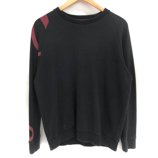 【ジャンク品】【メンズ】 Paul Smith ポール・スミス Big Logo Sweat 293520 560T ビッグロゴスウェット トレーナー 長袖 トップス 141-260318-rs-07-fur サイズ：L カラー：ブラック 万代Net店