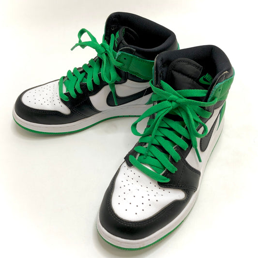 【中古品】【レディース】 NIKE ナイキ GS AIR JORDAN 1 RETRO HIGH OG FD1437-031 エアジョーダン レトロ ハイ スニーカー シューズ 靴 166-260831-rs-05-fur サイズ：24.5cm US6.5Y カラー：グリーン/ブラック/ホワイト 万代Net店