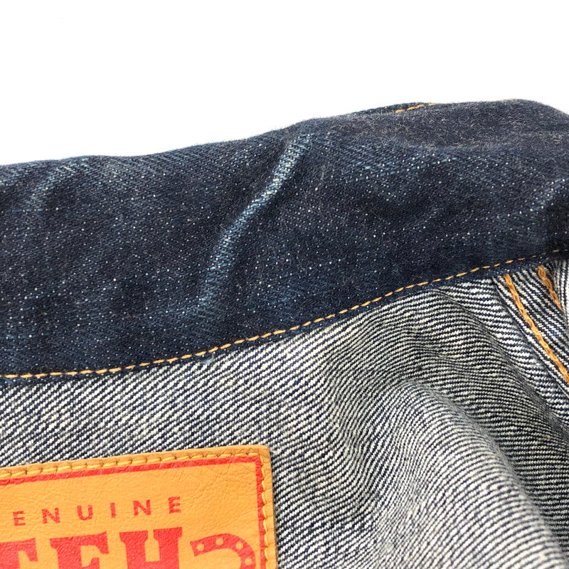 【中古品】【メンズ】 THE FLAT HEAD ザフラットヘッド DENIM JACKET 6002W デニムジャケット Gジャン アウター アメカジ系 145-241108-rs-05-fur サイズ：38 カラー：インディゴ 万代Net店