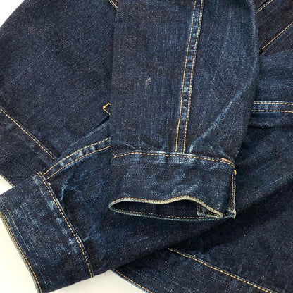 【中古品】【メンズ】 THE FLAT HEAD ザフラットヘッド DENIM JACKET 6002W デニムジャケット Gジャン アウター アメカジ系 145-241108-rs-05-fur サイズ：38 カラー：インディゴ 万代Net店