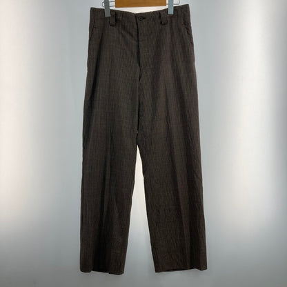 【中古品】【メンズ】 PEYTON PLACE FOR MEN 35-04-PC41 STRIPED WOOL SLACKS スラックス ストライプ 157-260315-WA-12-iwa サイズ：L カラー：ブラウン 万代Net店