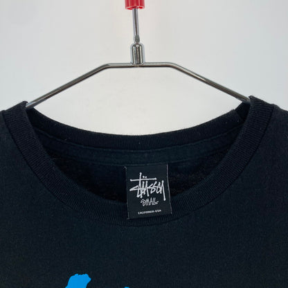 【中古品】【メンズ/レディース】 STUSSY ステューシー S TEE Tシャツ 半袖  142-250228-OR-01-iwa サイズ：S カラー：ブラック系 万代Net店