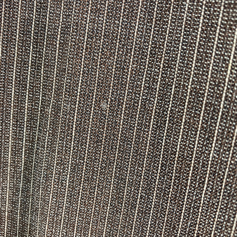 【中古品】【メンズ】 PEYTON PLACE FOR MEN 35-04-PC41 STRIPED WOOL SLACKS スラックス ストライプ 157-260315-WA-12-iwa サイズ：L カラー：ブラウン 万代Net店