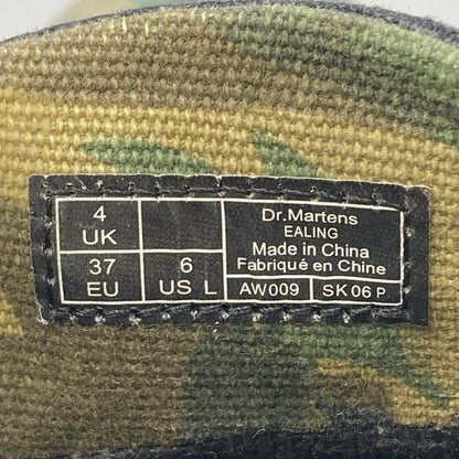 【中古品】【レディース】 Dr.Martens ドクターマーチン スニーカー 本体のみ（箱なし） 166-251210-WA-03-iwa サイズ：UK 4 カラー：ブラック 迷彩 万代Net店