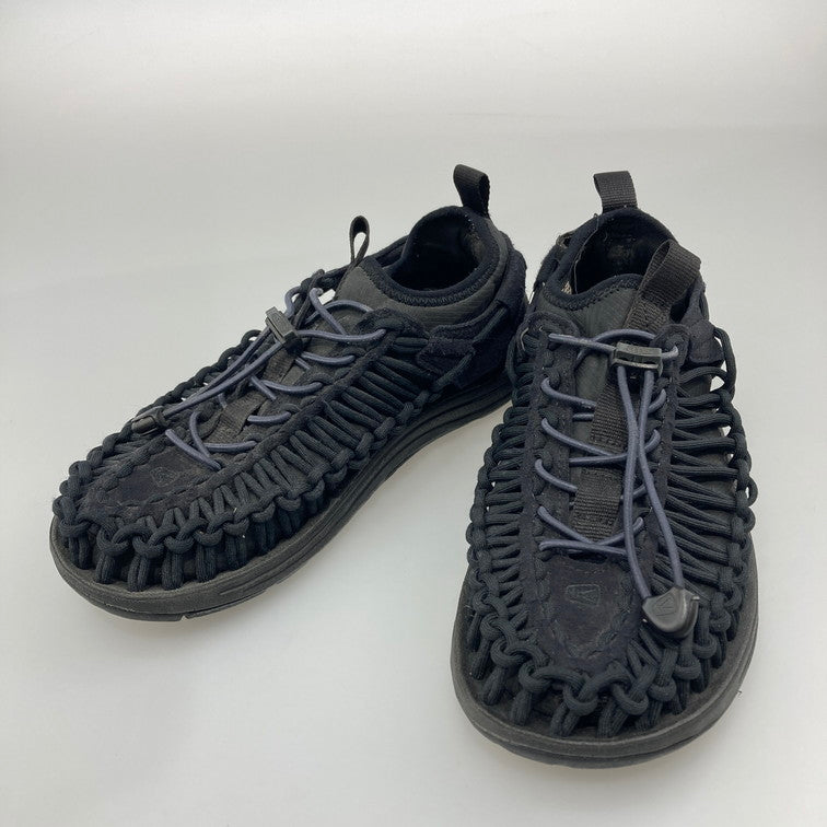 【現状渡し品】【レディース】 KEEN キーン 010717 サンダル 靴 本体のみ（箱なし） 163-251210-WA-04-iwa サイズ：23.5cm カラー：ブラック 万代Net店