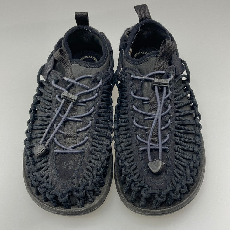 【現状渡し品】【レディース】 KEEN キーン 010717 サンダル 靴 本体のみ（箱なし） 163-251210-WA-04-iwa サイズ：23.5cm カラー：ブラック 万代Net店