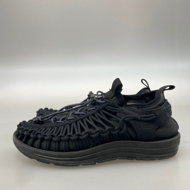 【現状渡し品】【レディース】 KEEN キーン 010717 サンダル 靴 本体のみ（箱なし） 163-251210-WA-04-iwa サイズ：23.5cm カラー：ブラック 万代Net店