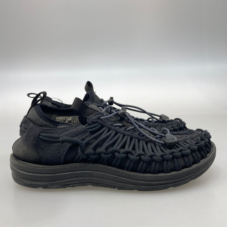 【現状渡し品】【レディース】 KEEN キーン 010717 サンダル 靴 本体のみ（箱なし） 163-251210-WA-04-iwa サイズ：23.5cm カラー：ブラック 万代Net店