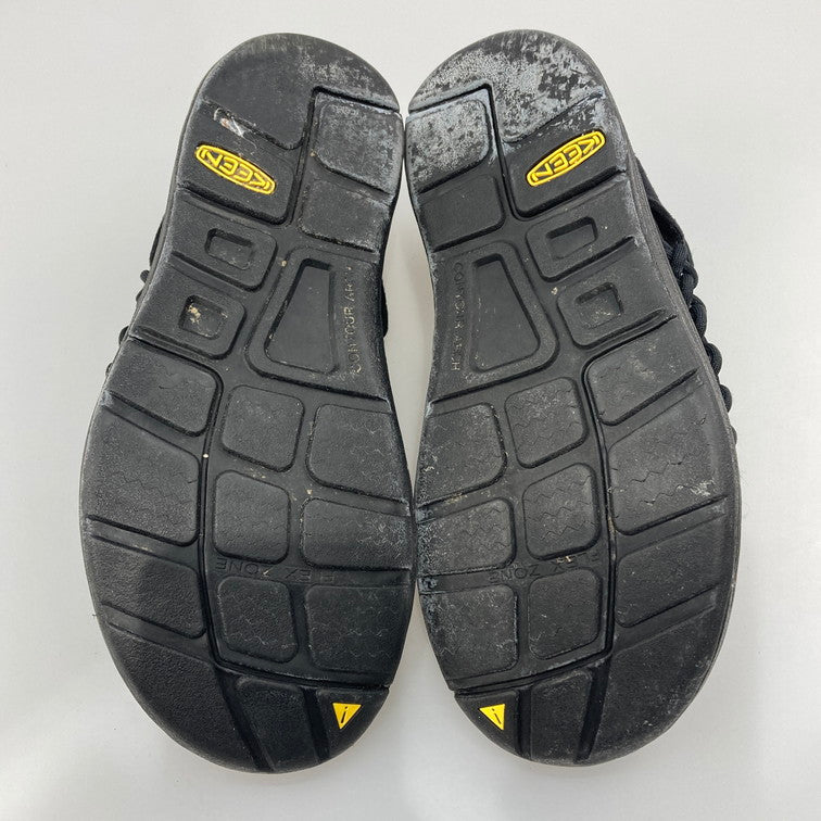 【現状渡し品】【レディース】 KEEN キーン 010717 サンダル 靴 本体のみ（箱なし） 163-251210-WA-04-iwa サイズ：23.5cm カラー：ブラック 万代Net店