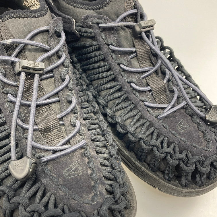 【現状渡し品】【レディース】 KEEN キーン 010717 サンダル 靴 本体のみ（箱なし） 163-251210-WA-04-iwa サイズ：23.5cm カラー：ブラック 万代Net店