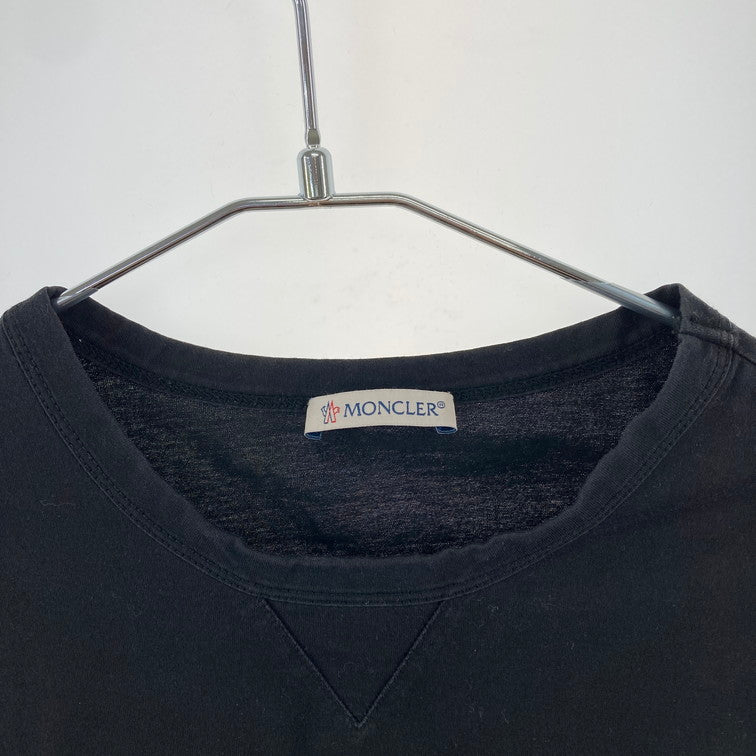 【中古品】【メンズ/レディース】 MONCLER モンクレール MAGLIA T-SHIRT Tシャツ E20918032500 8390Y 141-250228-OR-06-iwa サイズ：S カラー：ブラック系 万代Net店