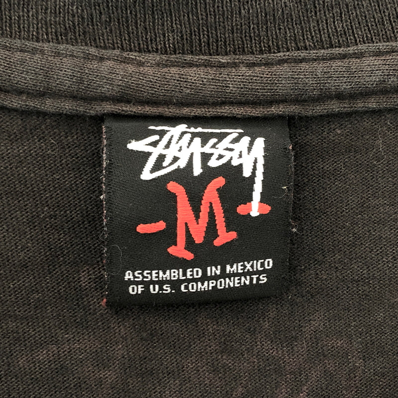 【現状渡し品】【メンズ】 STUSSY ステューシー 00S TOUGHER THAN TOUGH S/S TEE メキシコ製 半袖 Tシャツ プリント トップス 古着 ヴィンテージ 146-260901-rs-02-fur サイズ：M カラー：ブラック 万代Net店