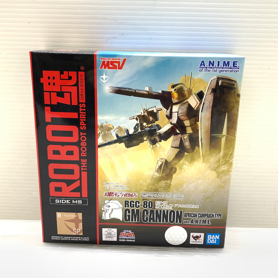 【現状渡し品】 ROBOT魂 ＜SIDE MS＞ RGC-80 ジム・キャノン アフリカ戦線仕様 ver. A.N.I.M.E. 「機動戦士ガンダム」 魂ウェブ商店限定 056-260109-MS-02-min 万代Net店